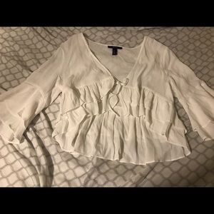 Tie-Front Forever 21 shirt, worn once!!!